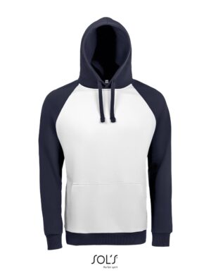 Unisex φούτερ δίχρωμο
