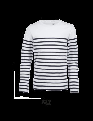 Παιδικό μακρυμάνικο ριγέ T-shirt