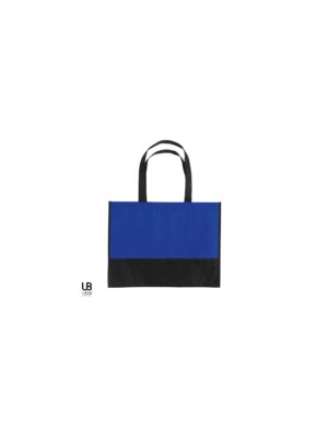 Τσάντα αγοράς με δίχρωμη πιέτα / Non woven