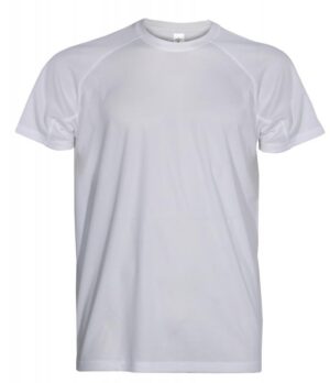 Μπλουζάκι παιδικό πικέ dry fit WHITE
