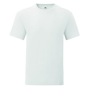 Ανδρικό μπλουζάκι ICONIC 150T slim fit WHITE 3-5XL