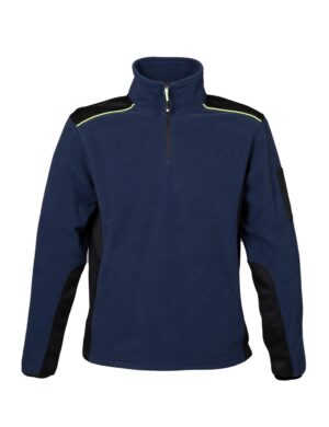 Ανδρική μπλούζα fleece δίχρωμη