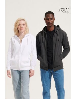 Unisex ζακέτα φούτερ με κουκούλα
