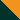DARK GREEN/ORANGE